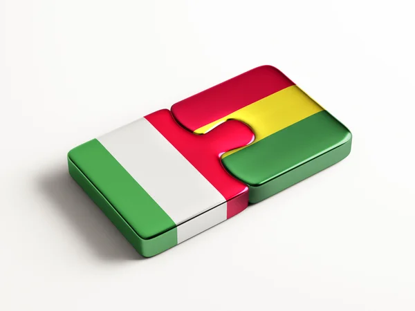 Bolívia Itália Puzzle Concept — Fotografia de Stock