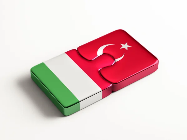 Turkije Italië puzzel Concept — Stockfoto