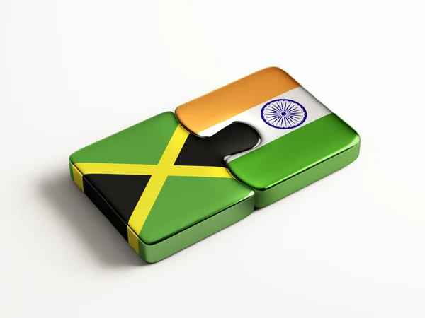 Jamaica Indien pussel koncept — Stockfoto