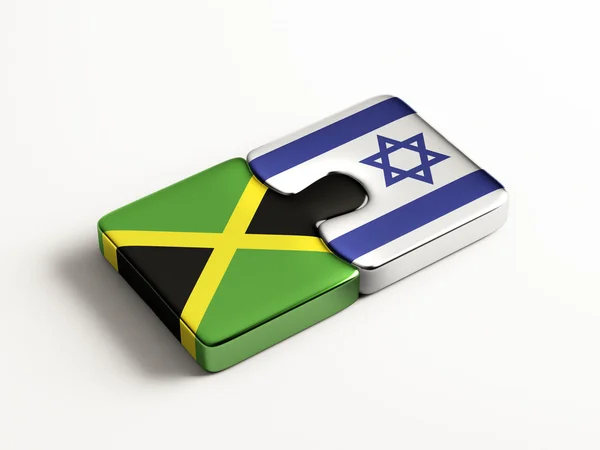 Jamaica Israel pussel koncept — Stockfoto