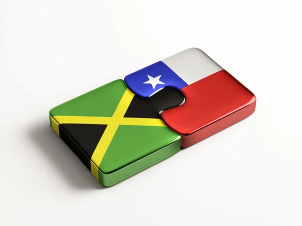 Chili Jamaica puzzel Concept — Stockfoto