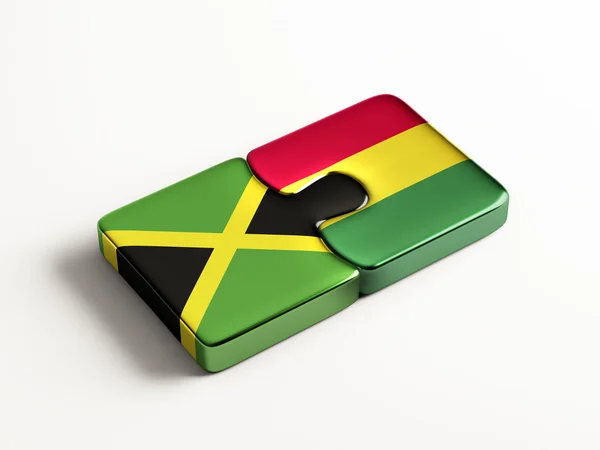 Bolivia Jamaica puzzel Concept — Stockfoto