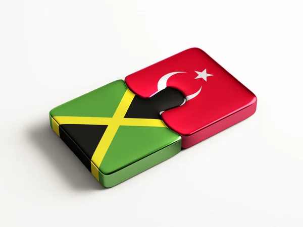 Turquia Jamaica Puzzle Concept — Fotografia de Stock