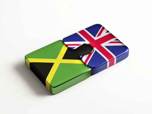 Wielka Brytania Jamajka logiczne pojęcia — Zdjęcie stockowe