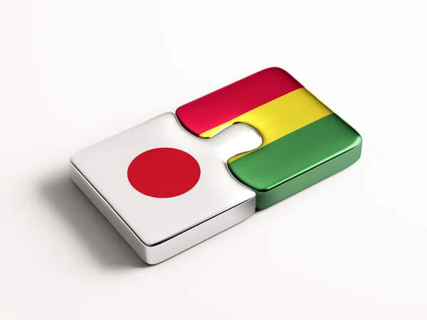 Bolivia Japan  Puzzle Concept — Stock Photo, Image