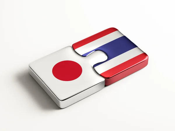 Thaïlande Japon Puzzle Concept — Photo