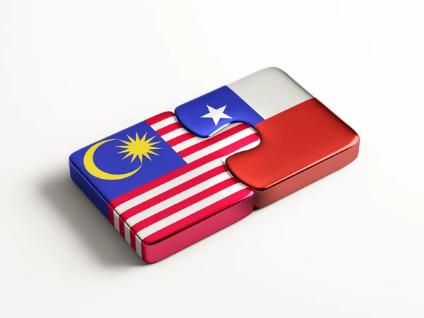 Chili Malaysia Puzzle-Konzept — Stockfoto