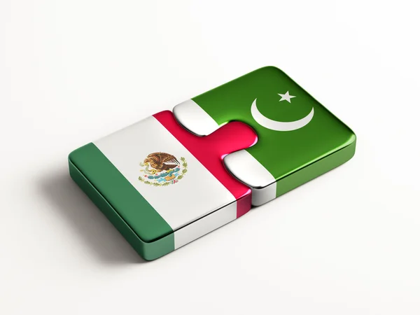 Pakistán México Puzzle Concept — Foto de Stock