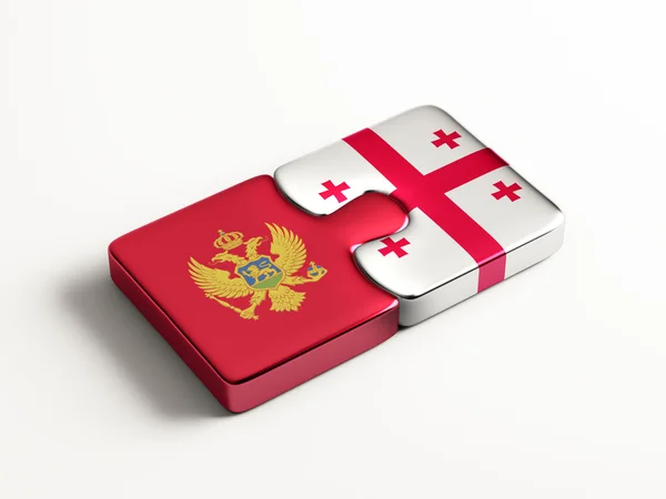 Georgia Montenegro Puzzle Concept — Stock Photo, Image