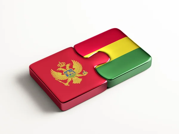 Bolivia Montenegro puzzel Concept — Stockfoto