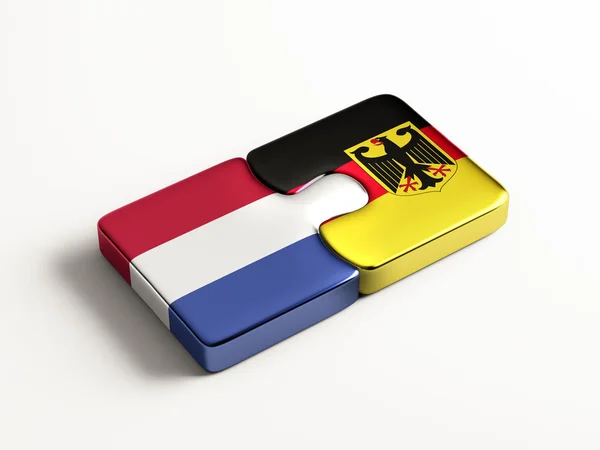 Pays-Bas Allemagne Puzzle Concept — Photo