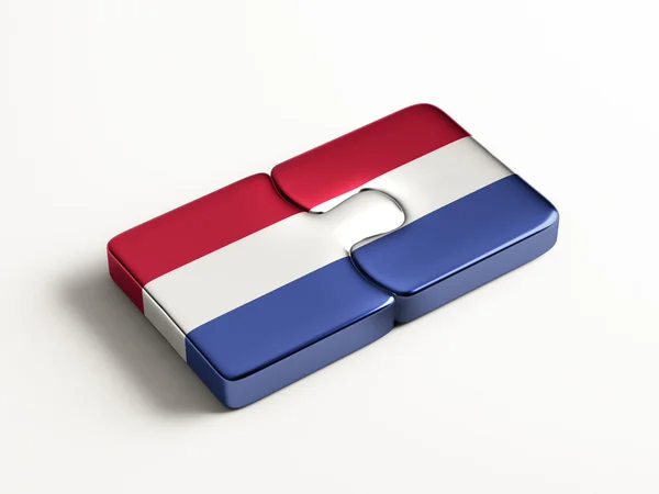 Netherlands  Puzzle Concept — Stock Photo, Image