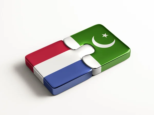 Pakistán Países Bajos Puzzle Concepto —  Fotos de Stock