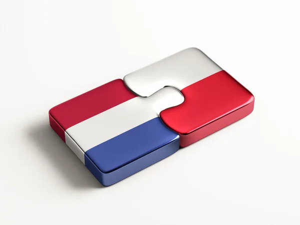 Polonia Países Bajos Puzzle Concepto —  Fotos de Stock