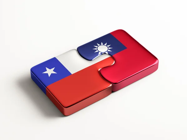 Taiwan Chili puzzel Concept — Stockfoto