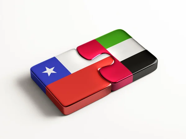 Émirats arabes unis Chili Puzzle Concept — Photo