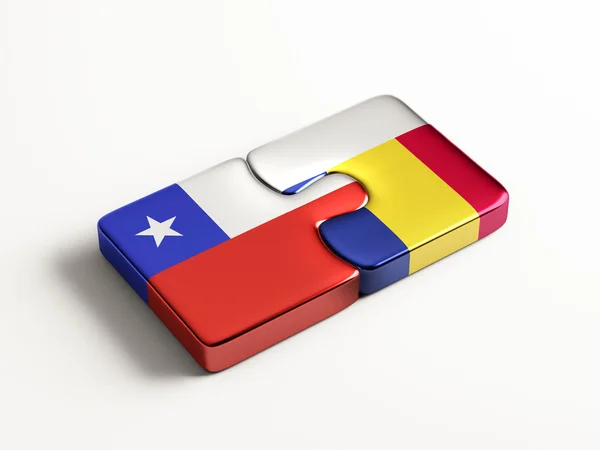 Rumania Chile Puzzle Concepto —  Fotos de Stock