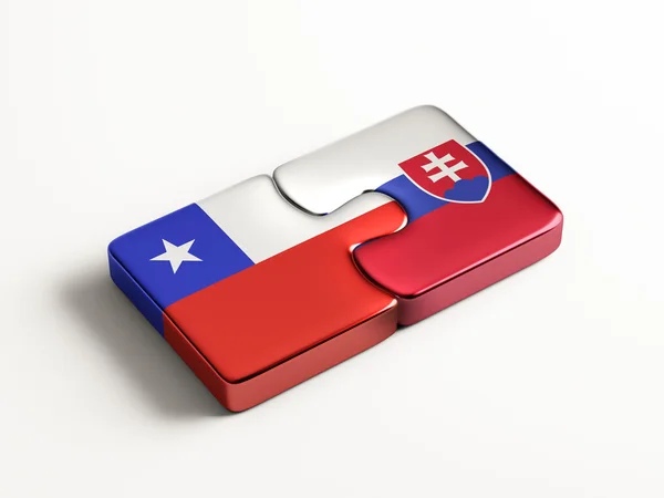 Slowakije Chili puzzel Concept — Stockfoto