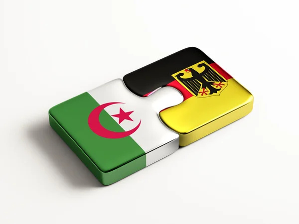 Algérie Allemagne Puzzle Concept — Photo