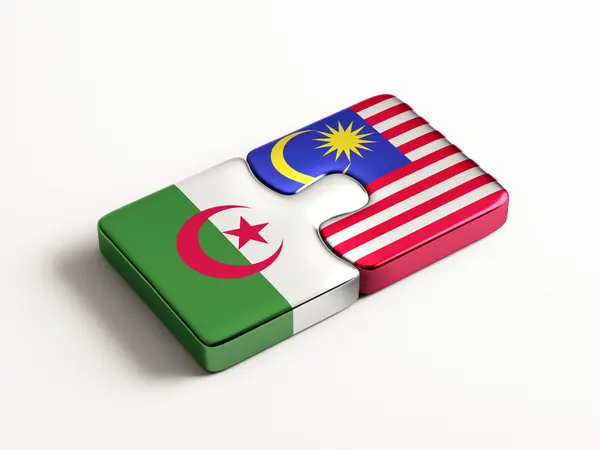 Argelia Malasia Puzzle Concepto —  Fotos de Stock