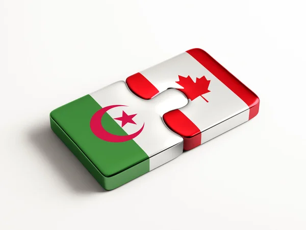 Kanada Alžírsko logická koncepce — Stock fotografie