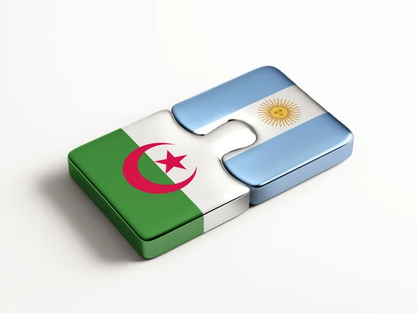 Arjantin Cezayir bulmaca kavramı — Stok fotoğraf