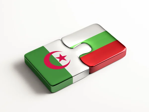 Bulgarie Algérie Puzzle Concept — Photo
