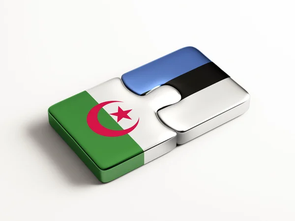 Estland Algerije puzzel Concept — Stockfoto