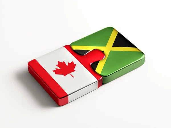 Kanada Jamajka logická koncepce — Stock fotografie