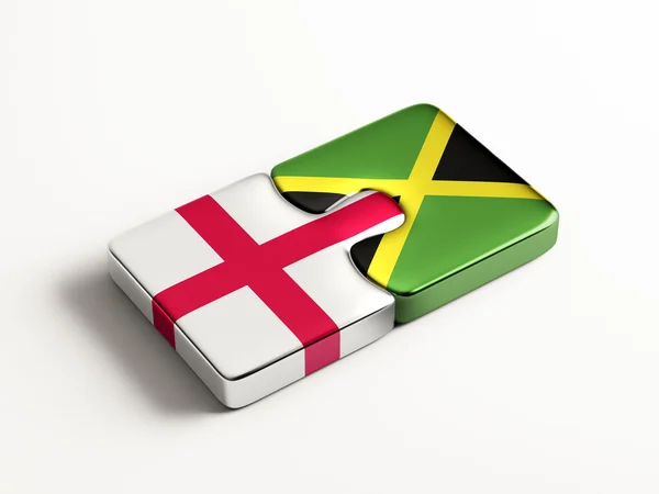 英国牙买加拼图概念 — 图库照片