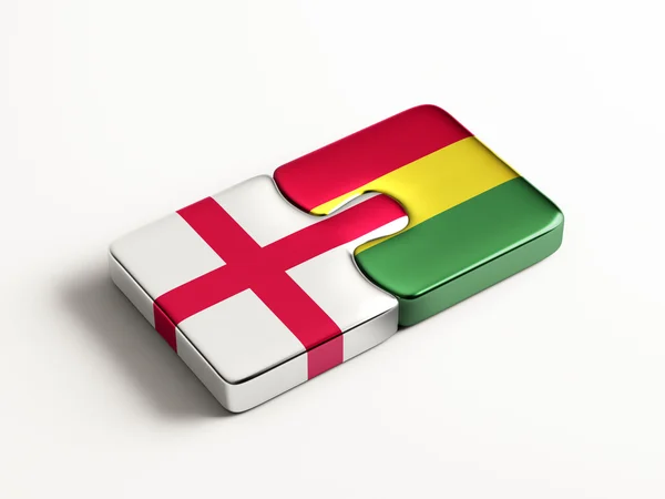 Bolivia England pussel koncept — Stockfoto