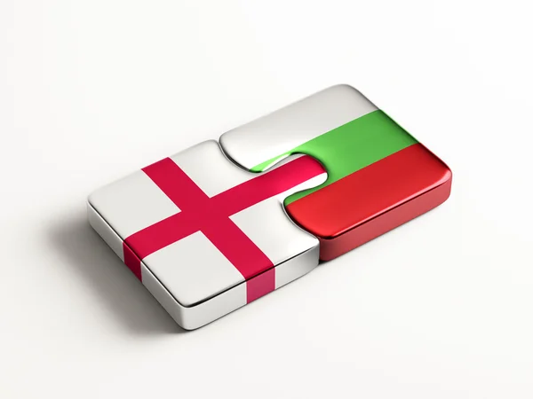 Bulgaria England  Puzzle Concept — Stock Photo, Image