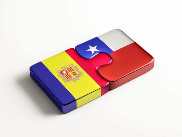 Andorra Chile Puzzle Concepto —  Fotos de Stock