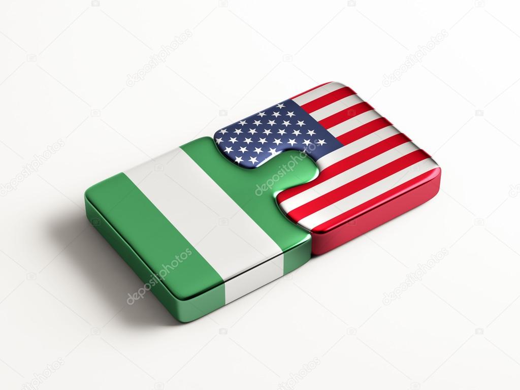 United States Nigeria  Puzzle Concept