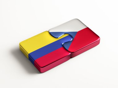 Kolombiya Çek Cumhuriyeti bulmaca kavramı