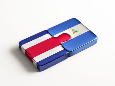 Nikaragua Kosta Rika ülke bulmaca kavramı