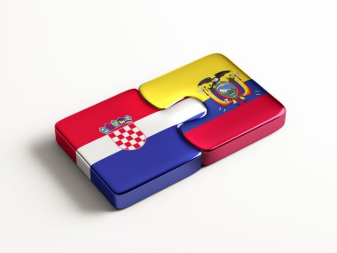 Ekvador Hırvatistan ülke bulmaca kavramı