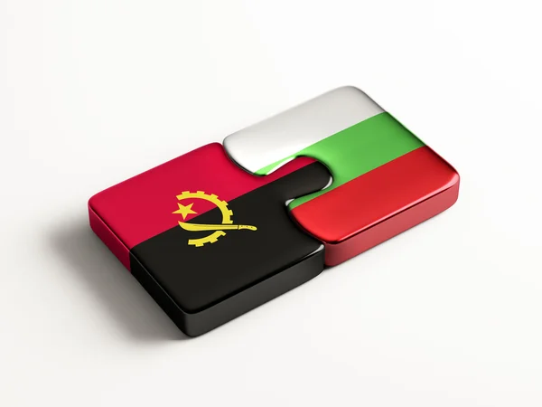 Bulgarije Angola puzzel Concept — Stockfoto