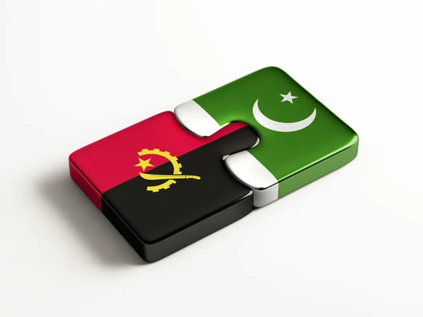 Pakistan Angola Puzzle-Konzept — Stockfoto