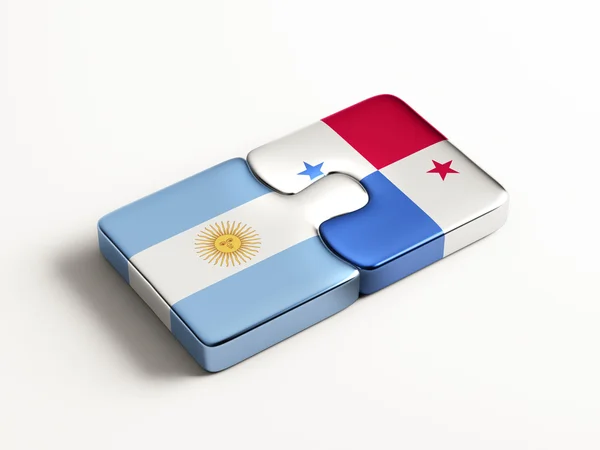 Panama Argentina  Puzzle Concept — Stock Photo, Image