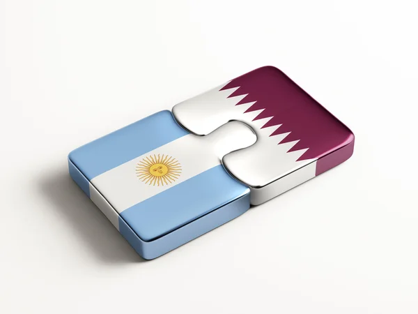 Qatar Argentine Puzzle Concept — Photo
