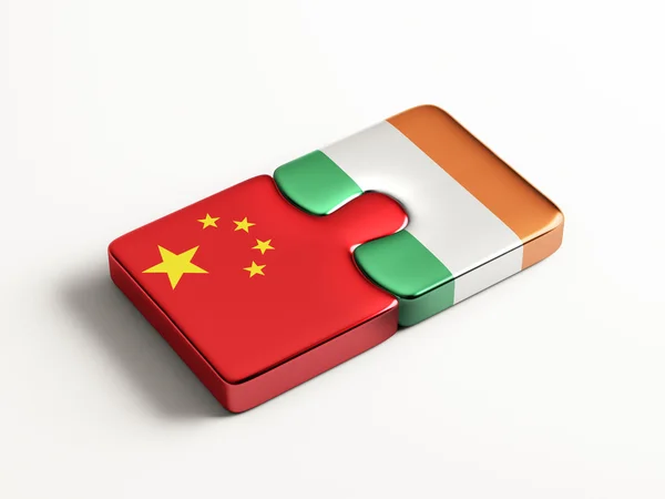 China Irland Puzzle-Konzept — Stockfoto
