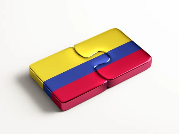Colombia puzzel Concept — Stockfoto