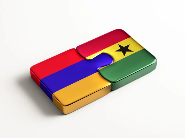 Armenië Ghana puzzel Concept — Stockfoto