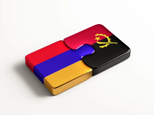 Arménie Angola Puzzle Concept — Photo