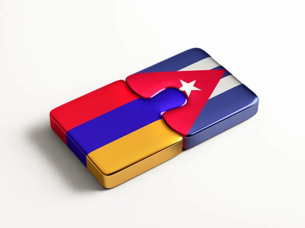 Kuba Armenia logiczne pojęcia — Zdjęcie stockowe