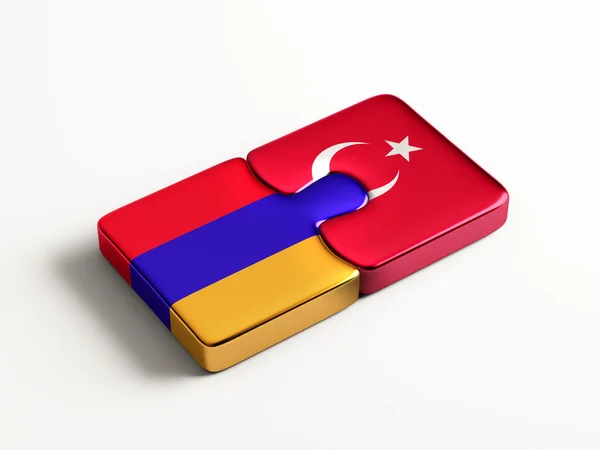 Türkei Armenien Puzzle-Konzept — Stockfoto