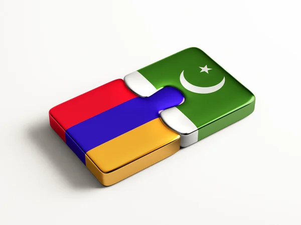 Pakistan armenien puzzle-konzept — Stockfoto