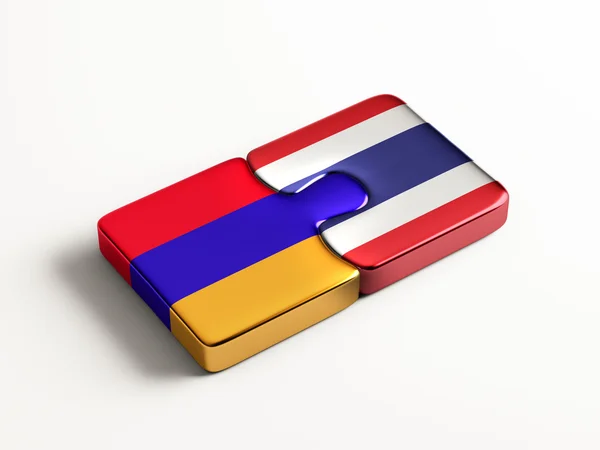 Thailand Armenië puzzel Concept — Stockfoto