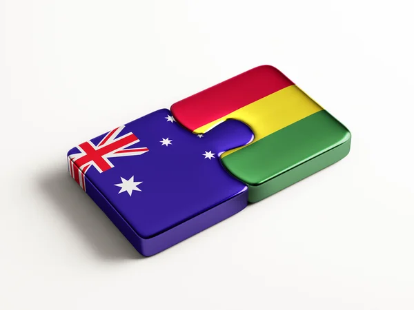 Bolivia Australia  Puzzle Concept — Stock Photo, Image